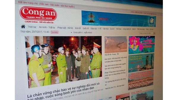 Phiên bản điện tử Báo Công an TP Đà Nẵng có gì mới?