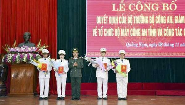 Công bố các quyết định của Bộ trưởng Bộ Công an về tổ chức bộ máy mới