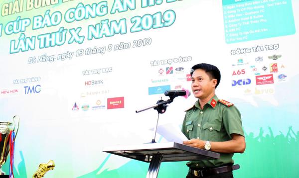 Giải bóng đá truyền thống tranh Cúp Báo công an TP Đà Nẵng lần thứ X - năm 2019: Hấp dẫn và quyết liệt ngày khai cuộc