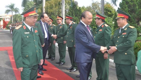 Thủ tướng Nguyễn Xuân Phúc thăm và làm việc với BTL Quân khu 5