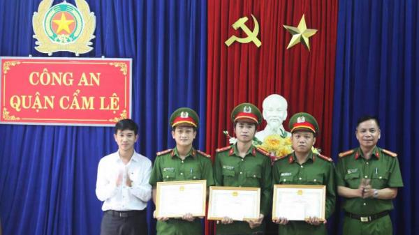 Đội Cảnh sát ĐTTPVMT CAQ Cẩm Lệ được khen thưởng