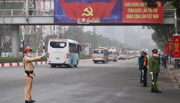 Đảm bảo giao thông thông suốt, an toàn trong thời gian diễn ra Đại hội XIII của Đảng