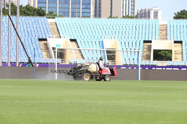 Sân Mỹ Đình đã sẵn sàng cho trận đấu