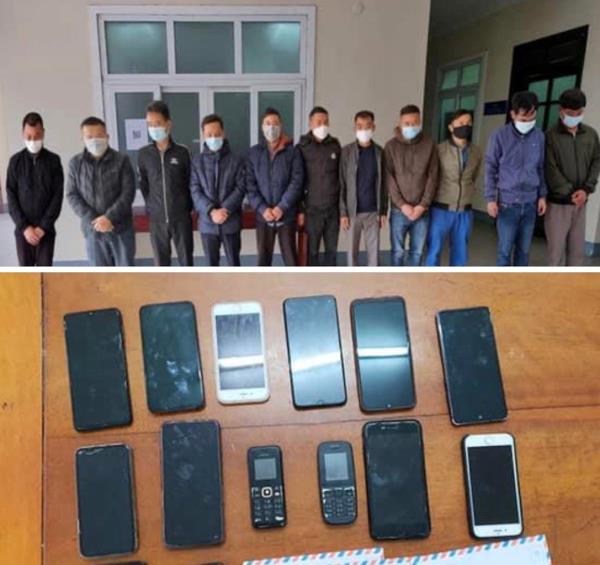 Triệt phá ổ nhóm đánh bạc và cá độ bóng đá