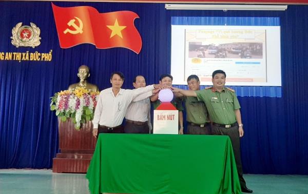 Ra mắt mô hình phát động phong trào trên không gian mạng