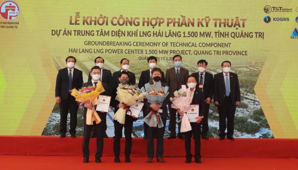 Khởi công Hợp phần kỹ thuật dự án Điện khí lớn nhất tại Quảng Trị với vốn đầu tư hơn 2,3 tỷ USD giai đoạn 1
